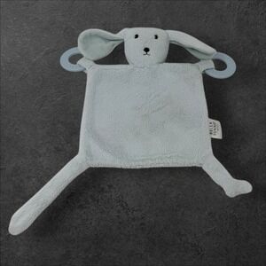 Bella Tunno Blue Dog Lovey Rattle Silicone‎ Teether Rings Baby